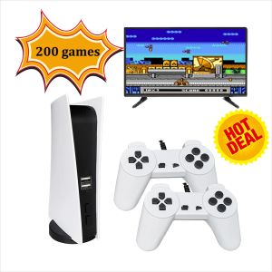 Consoles Game Station 5 Video Game Console With 200 Classic Games 8 Bit GS5 TV Consola Retro USB Wired Handheld Game Player AV Output