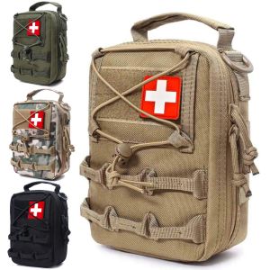 Väskor 1000D Tactical Molle EMT First Aid Pouch Ifak Pouch Utility Medical Bag