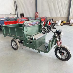 Um novo tipo de veículo agrícola doméstico com carga elétrica de alta potência para transporte de triciclo de carga adulto
