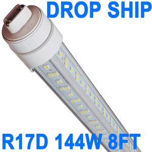 Tubi LED T8 da 72 W, 8 piedi, sostituzione lampadine fluorescenti R17d HO, bianco 6500 K, alimentazione a doppia estremità, 96