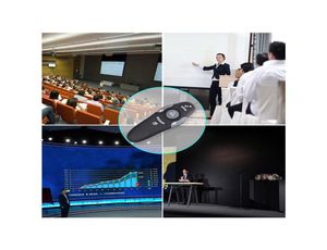 Wireless Presenter Controlers Red Laser Pointers Pen USB RF Remote Control Page Turning PPT Laser Pointer Presentation Accessories5357794