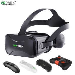 Urządzenia Oryginalne J30 4K Virtual Reality Shoopes Box stereo VR Google Cardboard Stafet Helask na iOS Android Phone Max 6.7 