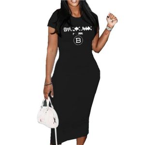 Design Bodycon Dresses Women Casual Crew Neck Short Sleeve Long Pencil Dress Free Ship