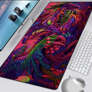 Tappetini Mouse Pad Gamer Custom XXL Nuovo tappetino per tastiera MousePads Tappetino per mouse Csgo Hyper Beast Laptop Antiscivolo Gomma naturale Gamer Soft