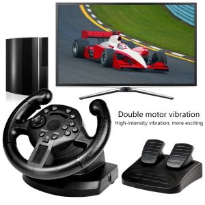 عجلات سباق العجلات لسيارة PS3/PC لعبة التوجيه الاهتزازات بعجلات التحكم عن بعد عجلات التحكم