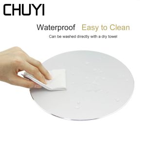 Pads Round Aluminum Alloy Metal Gaming Mouse Pad Simplicity Fashion Mouse Pad Waterproof Computer Game Slim Mousepad For Xiaomi Mouse