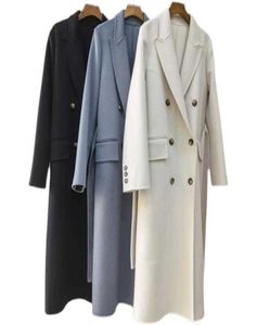 Ladies Woolen Coats Max Designer Thermal Coat Luxury Tjock Long Cashmere Jacket All Match WindBreaker9145439