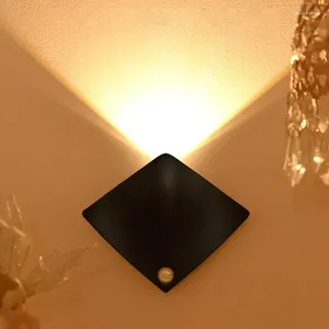 Wall Lamps USB Charging LED Night Light Motion Sensor Magnetic Suction Hanging Lamp Wireless Convenient Bedside Corridor