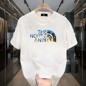 2024 새로운 고품질 트렌디 브랜드 반 슬리브 남자 티셔츠, 여름 다목적 인기 인기있는 트렌디 한 남자 프린트 짧은 슬리브 티셔츠