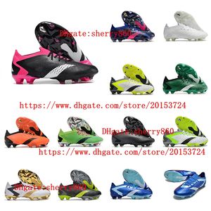 Soccer shoes mens ACCURACYes PAULes POGBAes.1 FG cleats football boots Black green Footwear botas de futbol