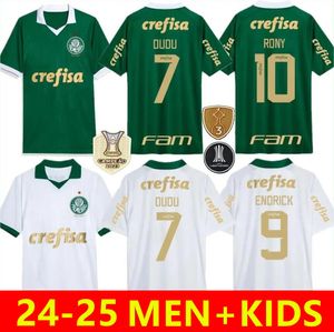 2024 Palmeiras camisas de futebol DUDU RONY WESLEY LUAN M.MERENTIEL G.GOMEZ DANILO MURILO PIQUEREZ ENDRICK 24/25 camisa de futebol 75º kit infantil masculino