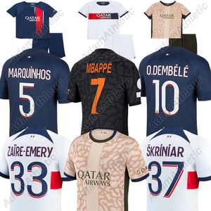 2023 2024 Soccer Jerseys Home Away Football Shiirts Kids Kit 2023-24 Spelarversion Anpassad Jersey A001