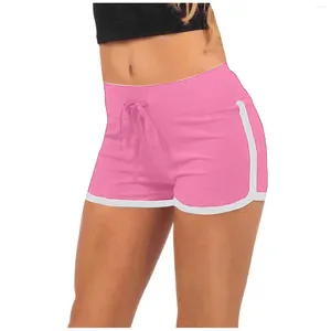 Women's Shorts Korean Elastic Waist Sports Woman Casual Beach Summer Running Yoga Multi Color Leisure Pants Short Femme