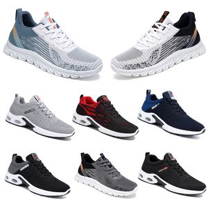 Primavera Novos Modelos Homens Mulheres Sapatos Caminhadas Sola Macia Preto Branco Lace-up Confortável Moda Bloqueio de Cor Dedo Do Pé Redondo Grande 39-45 dreamitpossible_12