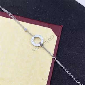 Projektant biżuterii bransolekle męskie luksus hurtowa biżuteria ze stali nierdzewnej srebrna łańcuch mody Diamentowa złota bransoletka urocza bransoletka tenisowa
