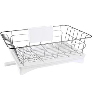 Cutlery Drainer Kitchen Dish Holder Rustproof Rack Stainless Steel Strainer Kitchenware Drying Utensils Sink 240227