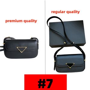 Hobo torebka trójkąt pod pachami torba na ramię luksus skórzane magnetyczne zamykanie snapów damskie męskie torebki torebki sprzęgła metalowe elementy crossbody torebki 17 cm