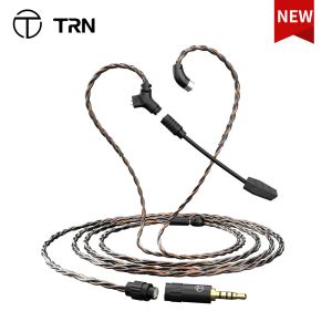 Accessori Cavo di aggiornamento per auricolari da gioco TRN RedChain Plus Gramr con microfono staccabile Cuffie da 3,5 mm 1,2 M/2 M Negozio ufficiale TRN