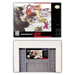 RPG-Spiel für Chrono Trigger – Spielkassette mit Box für USA NTSC-Version 16-Bit-SNES-Konsole 240221