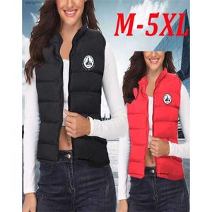 2024 Autumn and Winter Fashion Jott Printed Women039s Sleeveless Jacket Woman Casual Warm Windproof Down Vest 1446356