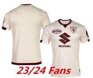 2023 Torino maglie da calcio BELOTTI ZAZA IZZO uniforme RICCI ZIMA T. SANABRIA LUKIC PELLEGRI SINGO SECK BASELLI NKOULOU I.FALQUE 23 24 Maglia da calcio Maillot de 999