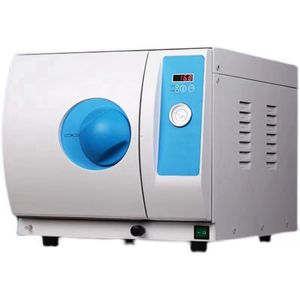 18L European Class N Rostfritt stål Dental High Pressure Steam Sterilizer Lätt att använda blå färg