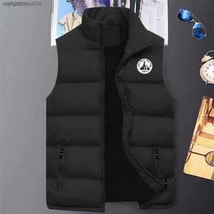 Designers Hoodie 2024 Inverno Quente Mens Sem Mangas Down Jacket Outdoor Zipper Vest Stand-up Collar Colete Homem Jott Impresso Plus Size