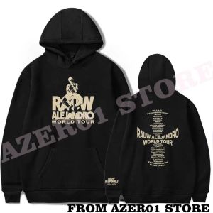 Sweatshirts Rauw Alejandro New York World Tour 2022 مجموعة Merch Hoodies Winter Winter Men/Women مقنعين بالملابس الشارع الحلو المقنع