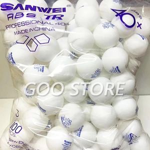 SANWEI 3STAR TR ABS Materiale Plastica 40 Allenamento Pallina da ping pong Poly Ping Pong 240227
