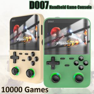 Jogadores Construídos em 10000 Jogos Clássicos Jogador de Jogo Portátil 3.5 Polegadas IPS Tela Retro Video Game Console 3D Arcade Joystick X6 Máquina