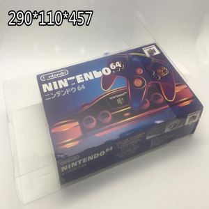 Casos protetor de caixa transparente para nintendo 64/n64 coletar caixas tep armazenamento jogo escudo claro caso de exibição para jpn