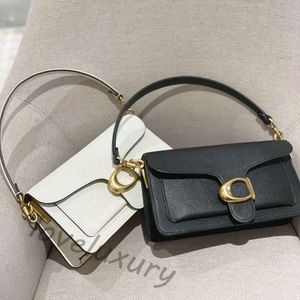 Womens Man Tabby Designer Messenger Facs Luxury Tote Handbag حقيقية من الجلود الفاجئ الكتف حقيبة الكتف مرآة مربع مربع Crossbody Fashion Bag Hobo Fashion Bag