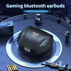 コールミュージックゲームのヘッドフォン/ヘッドセットビデオノイズリダクションonikuma T33 Bluetooth TWSワイヤレスイヤホンTWS耳ビデオゲームヘッドセット