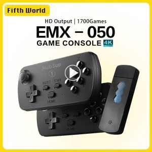 Consoles Game Stick 4K Retro TV Video Oyunu Konsolu Y3 FC/SFC/GBA/SEGA/SEGA/MAME HD Kablosuz Gamepad için Klasik Oyunlar 6 düğmeli