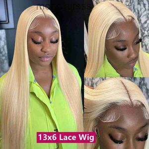 Blonde 613 Hd Lace Frontal Wig Human Hair For Women Straight Lace Front Wig 30 Inch Glueless Ready to WearE6TY E6TY