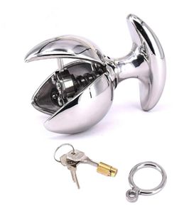 Tappi di testa regolabili con ancoraggio anale in acciaio inossidabile, giocattoli sessuali anali in metallo per donne e uomini7097914