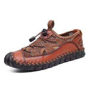 2024 neue Mesh Große männer Casual Schuhe Sommer Atmungs Strand Einen Schritt Schuhe männer Baotou Sandalen männer t6