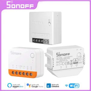 Управление SONOFF R4/R3/R2 MINI Wi-Fi Switch Mini Extreme Модуль умного дома WiFi Реле Голосовое дистанционное управление через Alexa Google Home