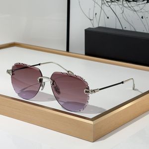 Güneş gözlükleri göz kedi oval siyah lens kadın erkek unisex rimless oyma fg50147u açık havada sürüş düzensiz elmas kesim camları kutu ile sürüş