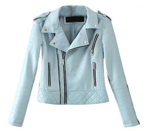 SAGACE Damen Casual Revers Reißverschluss weiblich Langarm coole Kfz-Lederjacke Verschiedene lose Stile 5 Farben11353551