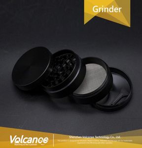 Smoking Accessories Sharp Stone style 4 Layer Metal Grinders Zinc Alloy CNC Grinder Black for Smoking dry herb6037156