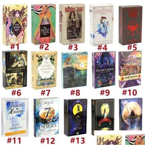 Kart oyunları occt sürüş tarot del fuego kartlar e-gizemli kitap oyun astarı rüyalar oyuncak kehanet yıldız spinner ilham