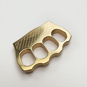 Solid Brass Sturdy Knuckle Duster Outdoor Self-defense Broken Windows Camping Boxing Grappling Fighting Protective Gear