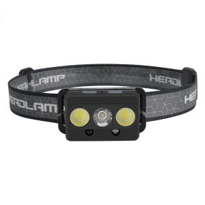 Kontroll Xiaomi Mijia Cob LED Mini Headlamp IR Motion Sensor 7mode strålkastare Uppladdningsbar vattentät huvudfackla för jaktcamping