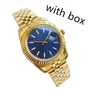 Herr Automatic Watch Diamond Bezel 36/41mm Classic Rostless Steel Watches Designer 28/31 Kvinnokartz Batteribatteri Vattentät safir Lysande armbandsur XB03 B4