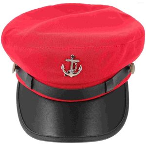 Beret Hat Captain Cosplay Prop dorosły mężczyźni bawełna kobiety żeglarze damskie dekoracje czapki