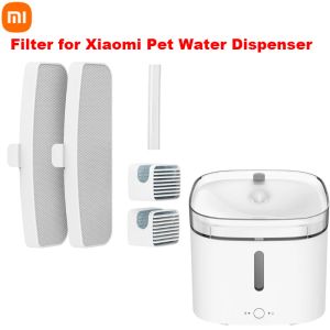 Conjunto de filtro de dispensador de água para animais de estimação inteligente original Xiaomi Conjunto de filtro de esterilização de dispensador de água silencioso automático para fonte potável