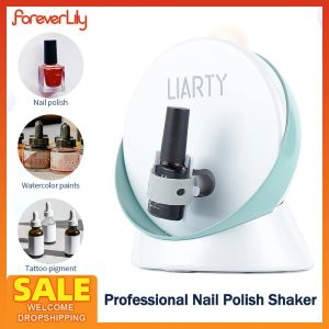 Inks Professional Nail Lacquer Shaker Justerbar Power Nail Gel Gell Polish Shaker Målning Ink Bottle Shaking Machine For Nail Art Tattoo