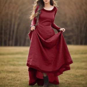 Vestido moda feminina fada elfo vestido medieval robe retro renascentista viking traje fantasia festa de baile vestido halloween cosplay