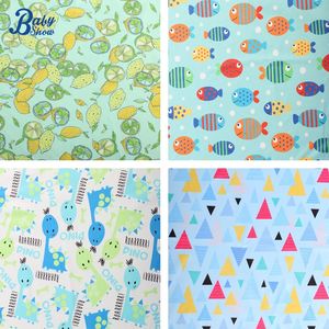 PUL Waterproof Fabric Various Style Digital Printed Cloth Fabric for DIY Handmade Washable Reusable Baby Diapers Pads Wholesale 240229